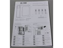 Miditower Aerocool Cs-1103 CS-1103-S-BK-V1  ATX 500W (24+2x4+6пин)