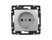 Legrand 770120 Розетка 2К+З АЛМ VLN