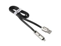 ACD ACD-U924-PMB Кабель USB AM-- micro-B/Lightning 1м