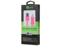 ACD ACD-U914-PMM  Кабель USB AM-- micro-B/Lightning 1м