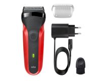 Бритва сетчатая Braun 300s r реж.эл.:2 питан.:элек.сеть/аккум. красный