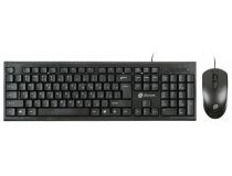 OKLICK Keyboard & Optical Mouse 640M Black (Кл-ра, USB+Мышь 3кн, Roll, USB) 1102281 