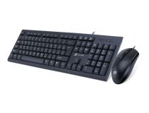 OKLICK Keyboard & Optical Mouse 640M Black (Кл-ра, USB+Мышь 3кн, Roll, USB) 1102281 