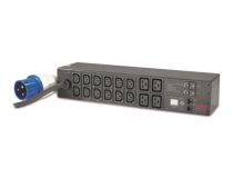 AP7822B APC Rack PDU, Metered, 2U, 230V, 32A, output: (12) IEC 320 C13 & (4) IEC 320 C19, input: IEC 309 32A 2P+E