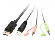 ATEN CS22DP 2-port USB DisplayPort Cable KVM Switch