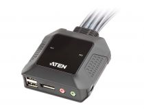 ATEN CS22DP 2-port USB DisplayPort Cable KVM Switch