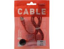 Smartbuy iK-512RG red  Кабель USB AM-- Lightning 1м
