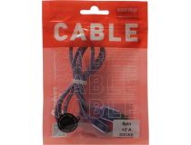 Smartbuy iK-512NS violet  Кабель USB AM-- Lightning 1м