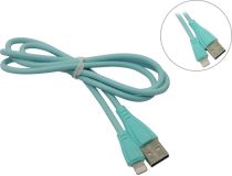 Smartbuy iK-512RG lgreen  Кабель USB AM-- Lightning 1м