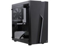 Minitower Aerocool BOLT Mini Bolt-Mini-G-BK-v1 Black MicroATX без БП, с окном