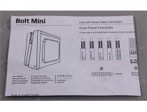 Minitower Aerocool BOLT Mini Bolt-Mini-G-BK-v1 Black MicroATX без БП, с окном