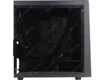 Minitower Aerocool BOLT Mini Bolt-Mini-G-BK-v1 Black MicroATX без БП, с окном