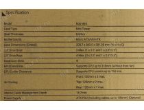 Minitower Aerocool BOLT Mini Bolt-Mini-G-BK-v1 Black MicroATX без БП, с окном