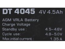 Аккумулятор Delta DT 4045 (4V, 4.5Ah) для слаботочных систем