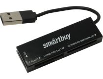Smartbuy SBR-717-K  USB2.0 MMC/SDHC/microSDHC/MS(/Pro/Duo/M2) Card Reader/Writer