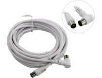 Smartbuy KTV125 Кабель удлинительный антенный ТВ 9.5 (M-F), 5м, Г-образный коннектор