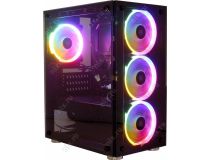 Minitower 1STPLAYER FIREBASE X2 X2-4R1 MicroATX без БП, с окном