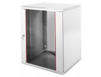 ЦМО ШРН-Э-15.650 Шкаф 19 настенный, серый 15U 600*650, дверь стекло-метал