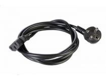 Rem (ЦМО) R-10-Cord-C13-S-1.8 Кабель компьютер - розетка 220V1.8м Европейский стандарт, Г-образный