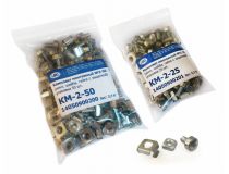 ЦМО КМ-2-50 Комплект монтажный №2-50 (Винт, шайба, гайка с защёлкой, уп.50шт)