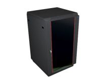 ЦМО ШТК-М-22.6.8-1ААА-9005 Шкаф напольный 22U (600x800) дверь стекло, цвет чёрный (2ч)