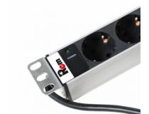 Rem (ЦМО) R-16-9S-I-440-1.8 Блок силовых розеток 19 , 1U, 9 евророзеток, шнур 1.8м