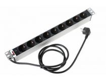 Rem (ЦМО) R-16-9S-I-440-1.8 Блок силовых розеток 19 , 1U, 9 евророзеток, шнур 1.8м