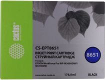Картридж Cactus CS-EPT8651 Black для Epson WF5190/5690