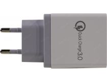 KS-is KS-380 Зарядное устройство USB (Вых. DC5V/9V/12V, 27W, 2xUSB, USB-C, быстрая зарядка)