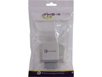 KS-is KS-380 Зарядное устройство USB (Вых. DC5V/9V/12V, 27W, 2xUSB, USB-C, быстрая зарядка)