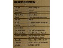 Miditower GameMax Abyss ITX Mini-ITX без БП, с окном