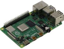 Raspberry PI4 model B 4Gb (1.5GHz, 4Gb, 2xmicroHDMI, GbLAN, WiFi, BT, 2xUSB, 2xUSB3.0, microSD, 40xGPIO)