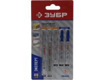 ЗУБР Эксперт 1595-M-S5 Набор пилок для лобзика (дерево/пластик/металл, 5 шт)