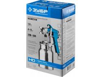 ЗУБР Профессионал ПРО Н350 06451-1.8 Краскопульт пневматический (290-365 л/мин, 4-8 бар, 1.8мм, 1л, 1/4 )