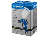 ЗУБР Профессионал ПРО 300 06453-1.4 Краскопульт пневматический (170-310 л/мин, 3-4 бар, 1.4мм, 0.6л, 1/4 ,HVLP)