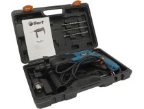 Bort BHD-800N  93724672 Перфоратор (800W,3 Дж,1000 об/мин,5000 уд/мин,SDS-Plus,3 режима,кейс,набор буров)