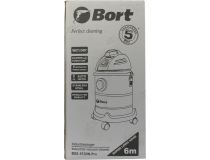 Bort BSS-1530N-Pro 91271242 Пылесос строительный (1400W, сухая/влажная уборка, бак 30 л)