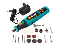 Bort BCT-72Li 91275479 Гравер аккумуляторный (5000-25000 об/мин, набор оснастки, подсветка, Li-Ion 1Ah)