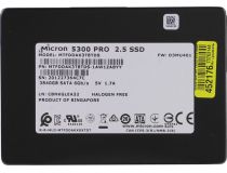 SSD 3.84 Tb SATA 6Gb/s Micron 5300 PRO  MTFDDAK3T8TDS  2.5 3D TLC