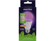 Smartbuy SBL-A60-13-fito-E27 (E27, 13Вт, 16.6µmol/s, 220-240В) фитолампа для растений