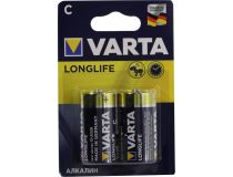 VARTA LONGLIFE 4114-2 Size C , 1.5V, щелочной (alkaline)  уп. 2 шт 