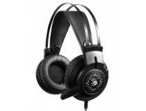 Наушники с микрофоном Bloody J437 Black (7.1, шнур 1.8м, USB, с регулятором громкости)