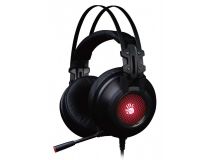 Наушники с микрофоном Bloody G525 Black (7.1, шнур 2м, USB, с регулятором громкости)