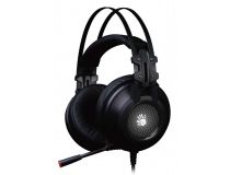 Наушники с микрофоном Bloody G525 Black (7.1, шнур 2м, USB, с регулятором громкости)