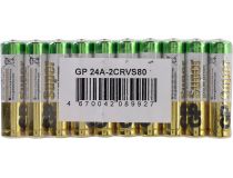 GP Super 24A-2CRVS80/2CRSWC80 (LR03) Size AAA, 1.5V, щелочной (alkaline)  уп. 80 шт 