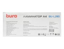 Ламинатор Buro BU-L280 (A4, 80-125 мкм, 25см/мин)