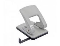 Дырокол Kw-Trio Stylish Heavy Duty 976L/GR макс.:40лист. металл серый отв.:2 с линейкой