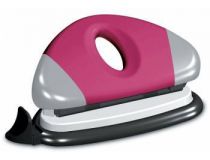 Дырокол Kw-Trio UFO Mini 90EO макс.:10лист. металл/пластик ассорти отв.:2 с линейкой