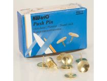 Кнопки Kw-Trio 99071 d=10.5мм золотистый (упак.:100шт) картонная коробка