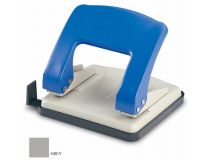 Дырокол Kw-Trio Stylish Medium 966L/GR макс.:20лист. металл светло-серый отв.:2 с линейкой